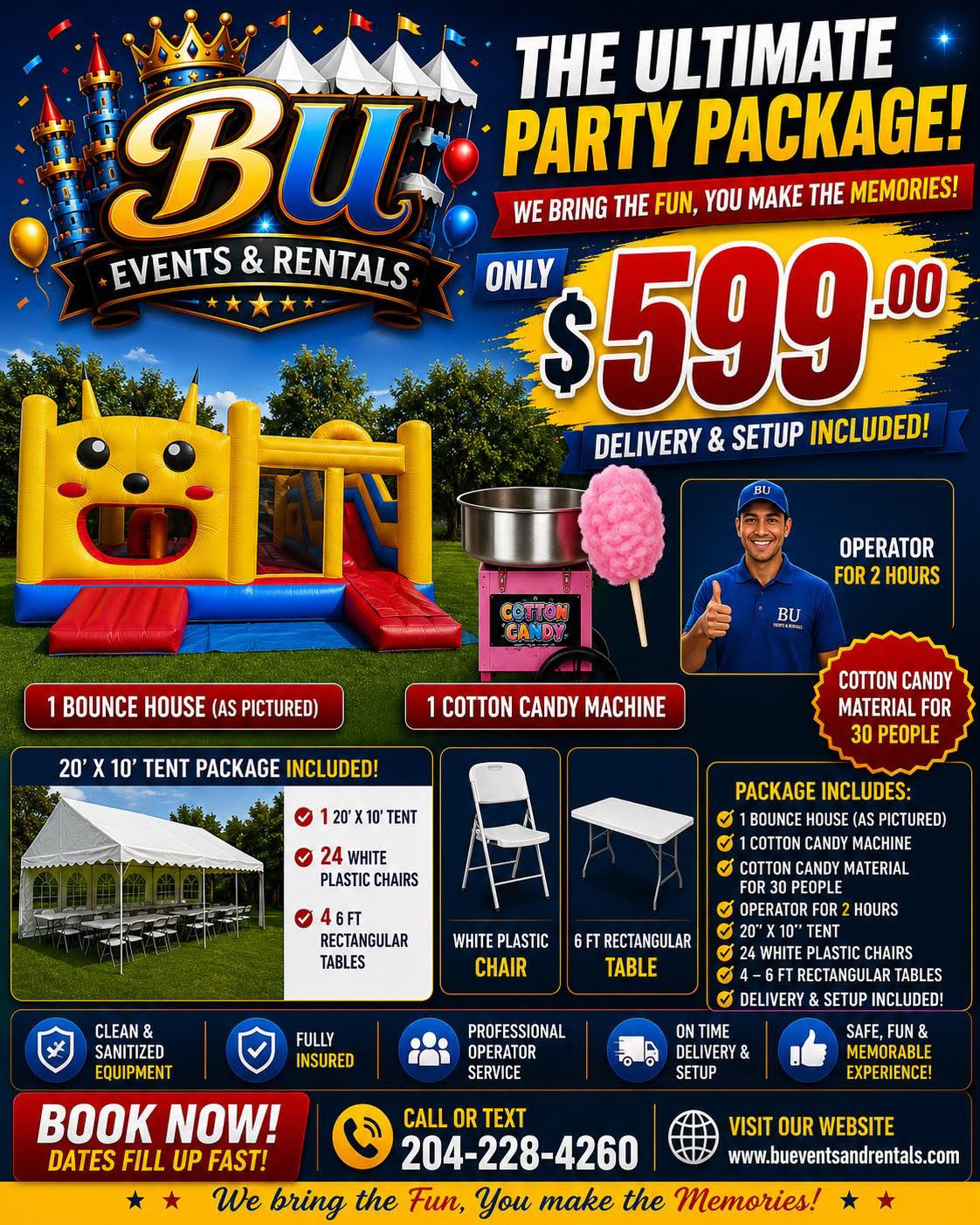 Ultimate Party Package ($599)