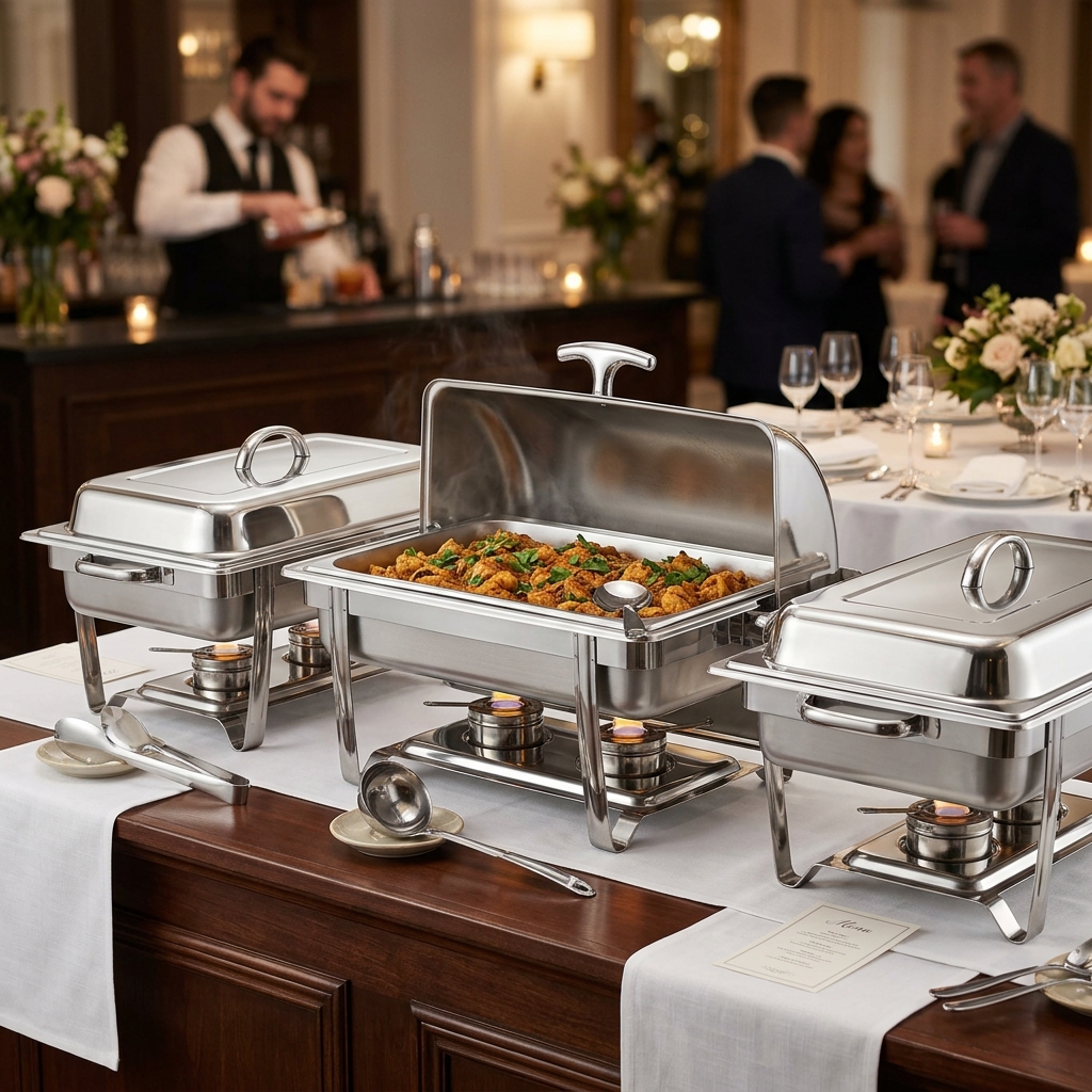 Buffet Dishes Silver